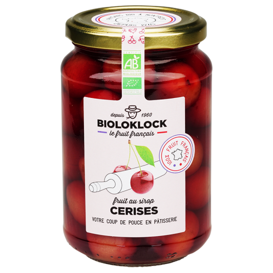 Cerises bio au sirop - 1