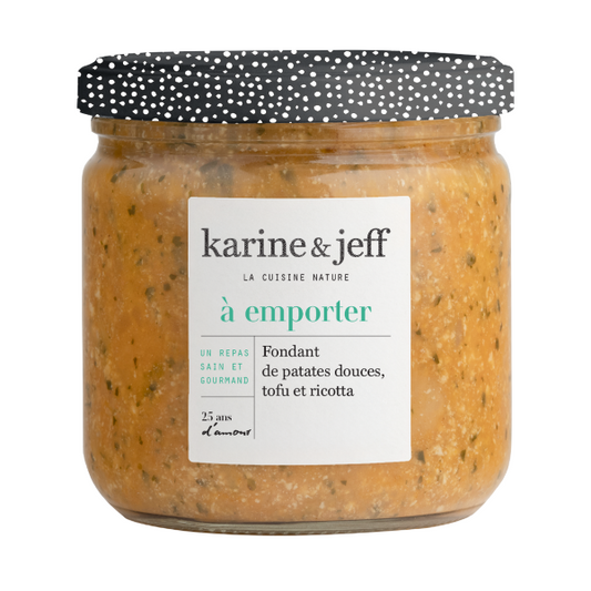 Fondant de patates douces tofu et ricotta - 1